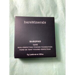 BareMinerals BarePro 16HR Skin-Perfecting Powder Foundation Deep 55 Cool New